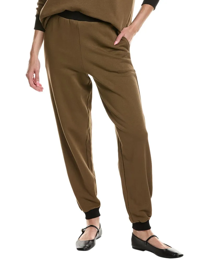 WeWoreWhat Slim Leg Jogger Pant Brown