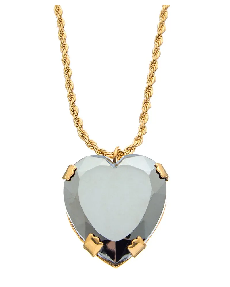 Kenneth Jay Lane 18K Plated Pendant Necklace Nocolor