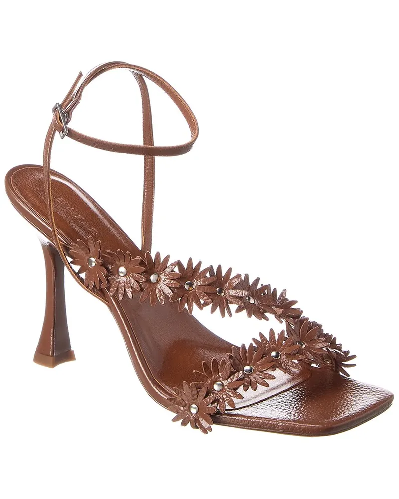 by FAR Poppy Leather Sandal Brown