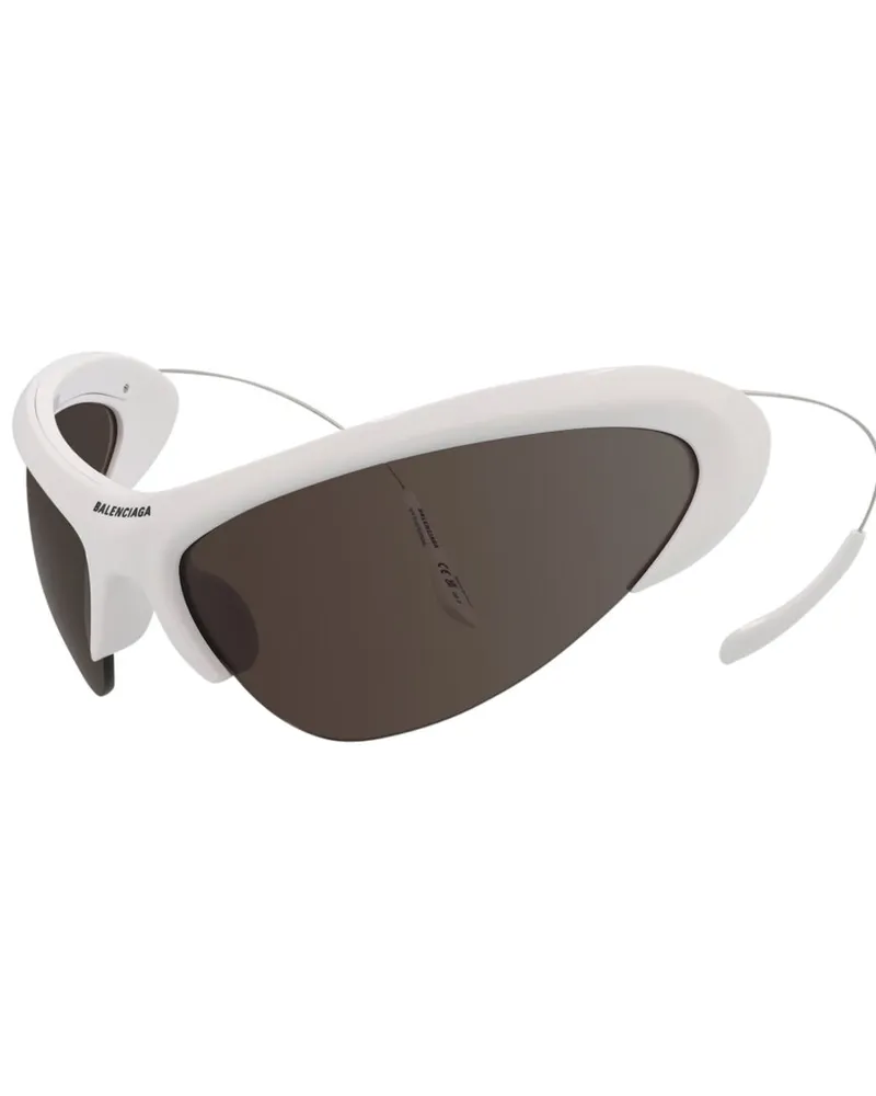 Balenciaga Unisex BB0232S 91mm Sunglasses White