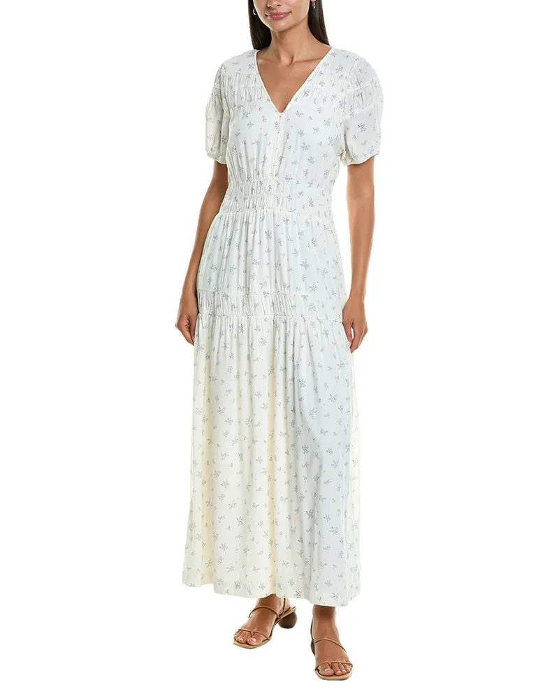 Splendid Ellery Floral Maxi Dress White