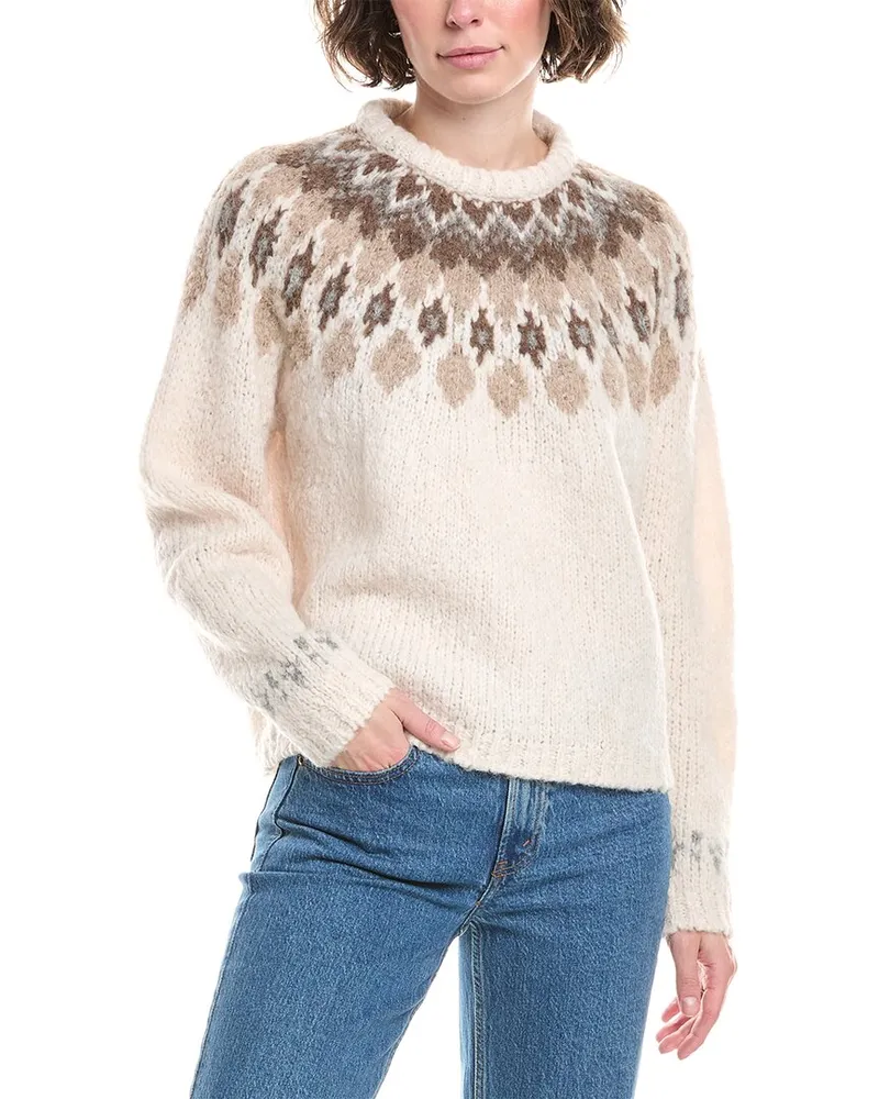 Splendid Noelle Alpaca & Wool-Blend Sweater Beige