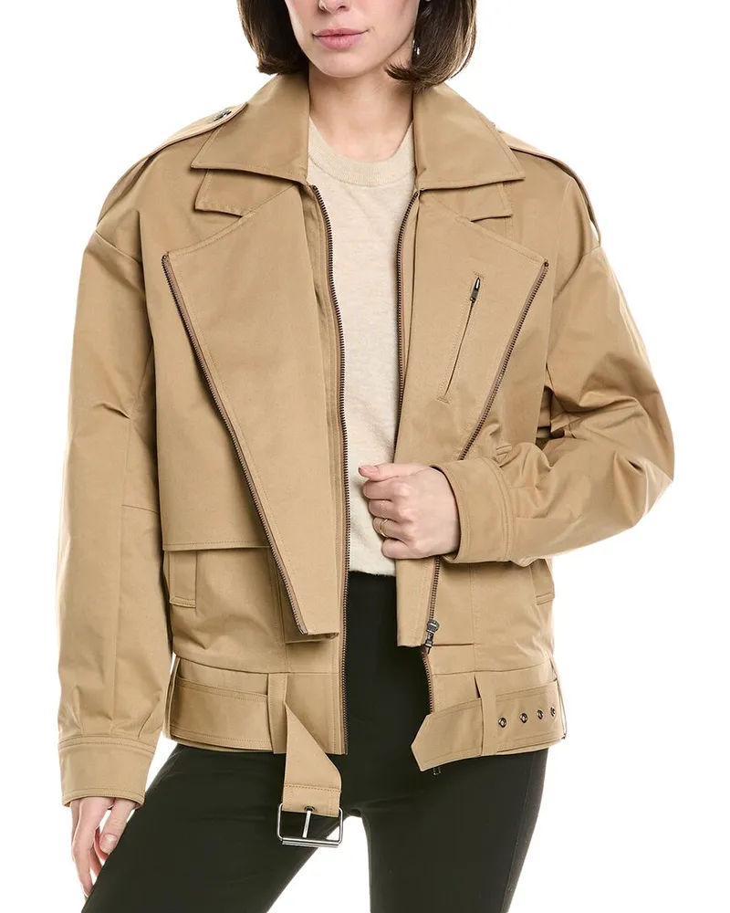 Bardot Kavi Oversized Jacket Brown