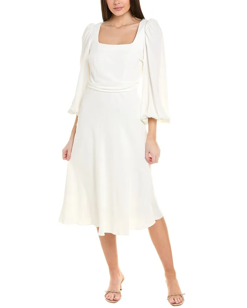 Emanuel Ungaro Margot Midi Dress White