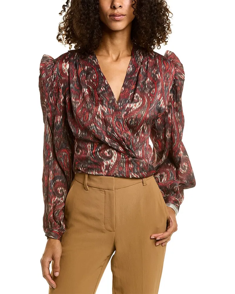 IRO Zarfi Silk Top Black