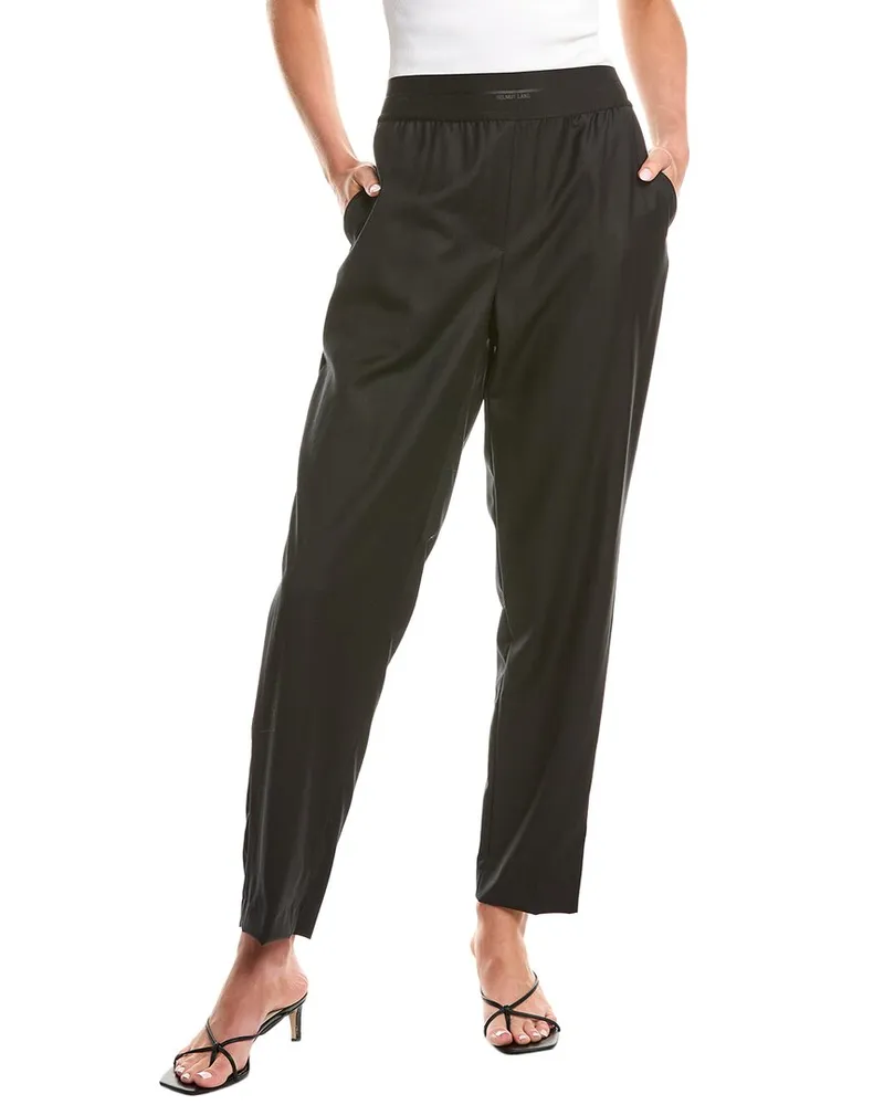 Helmut Lang Wool Tapered Pant Black