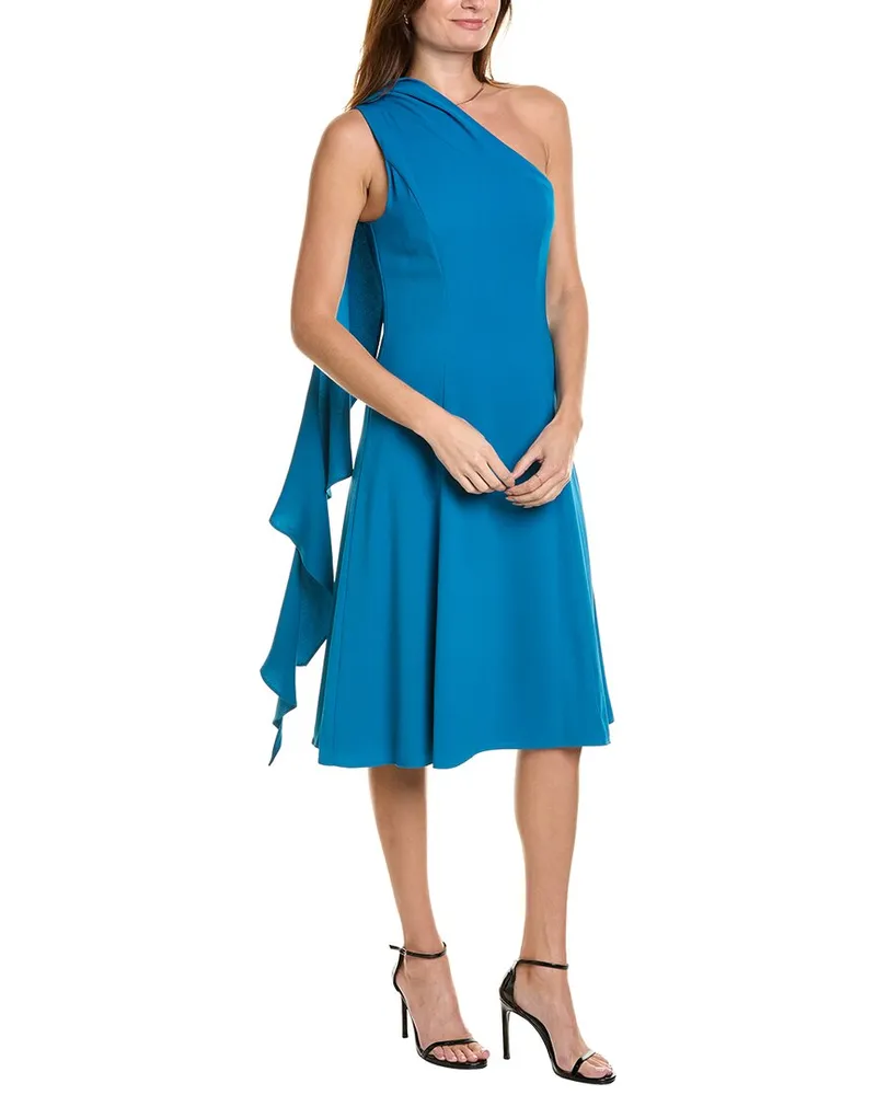 Black Halo Myleen Cocktail Dress Blue