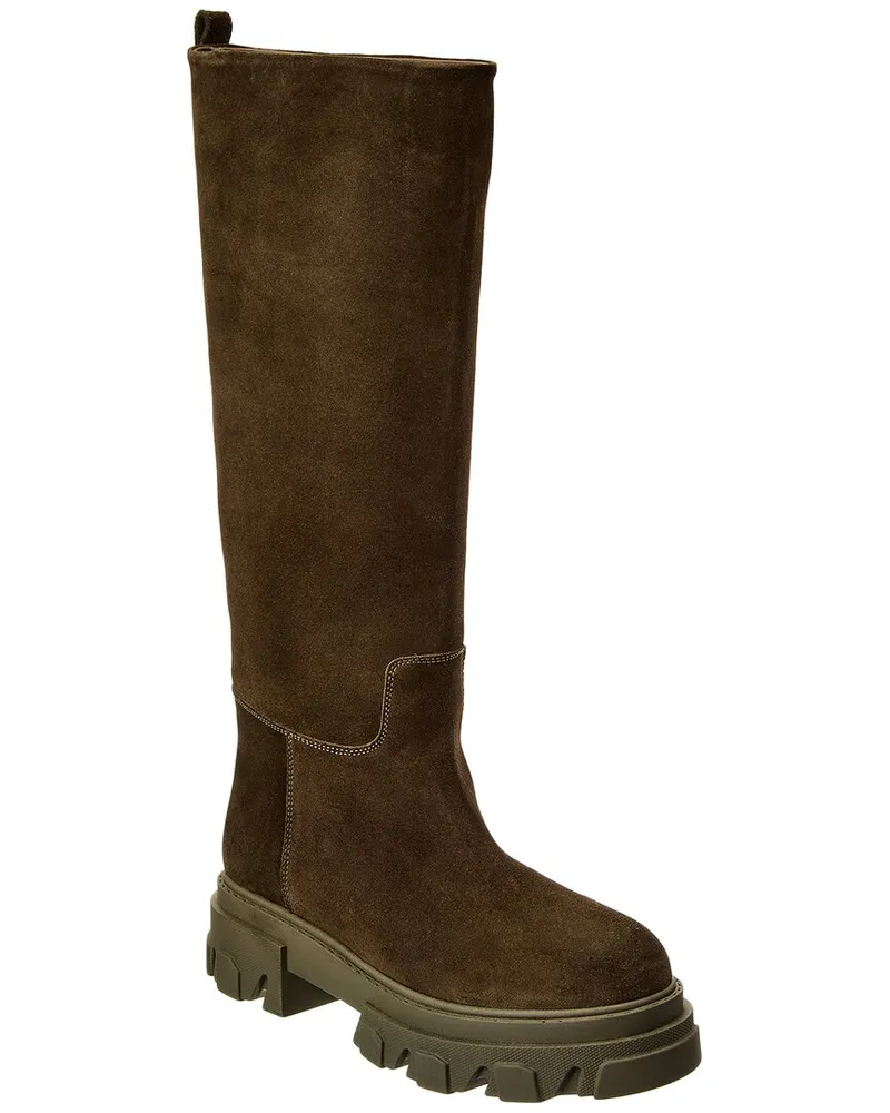 Gia Borghini Perni 07 Suede Knee-High Boot Nocolor
