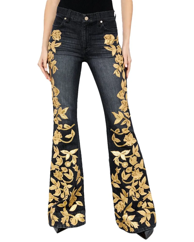 Alice + Olivia Embellished Mr. Bell Jean Grey