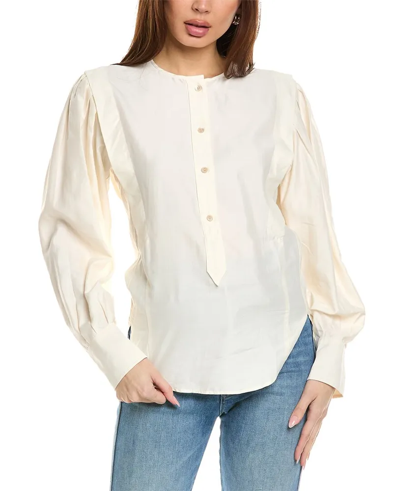 Isabel Marant Isabel Marant E'toile Soliska Silk-Blend Blouse Purple