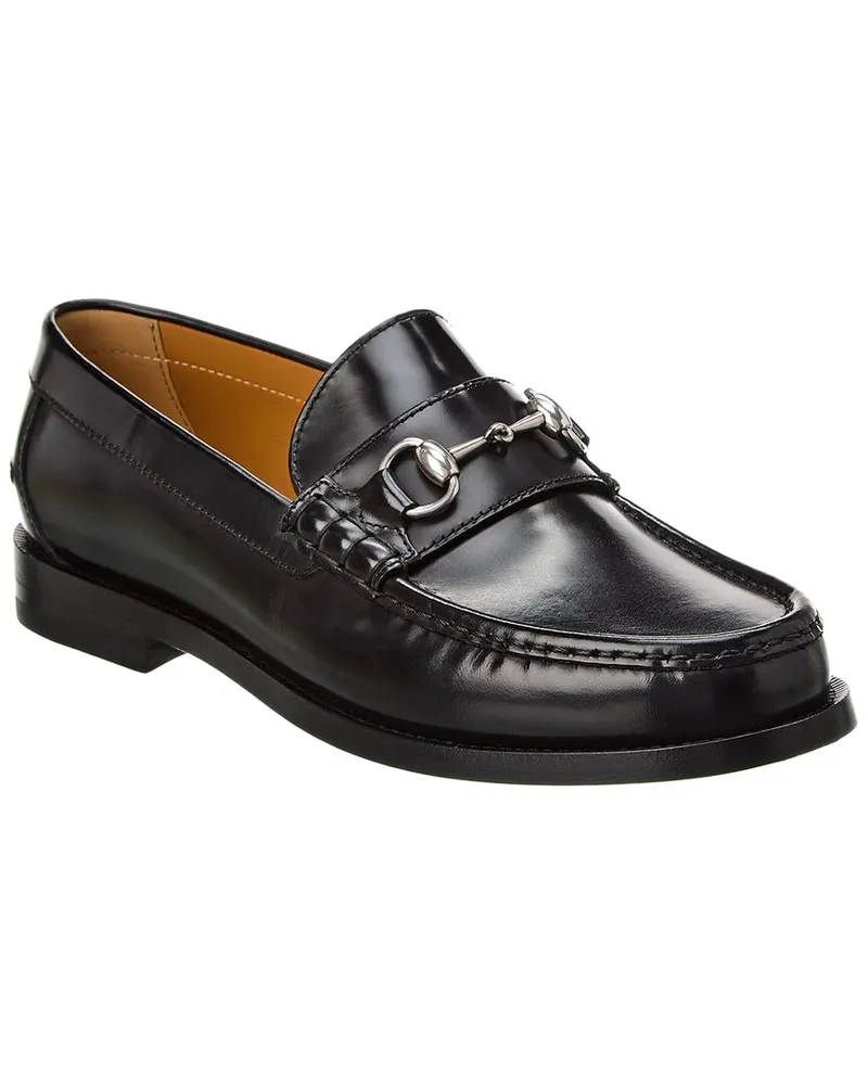 Gucci Horsebit Leather Loafer Black