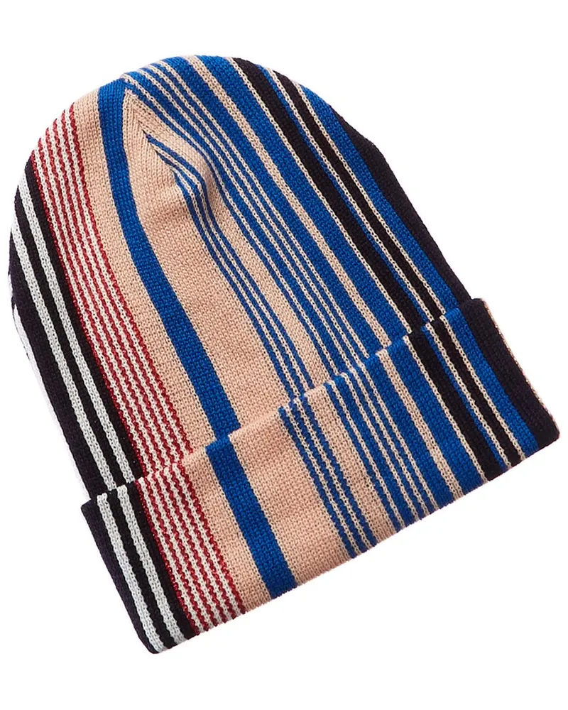 Missoni Wool-Blend Hat Blue