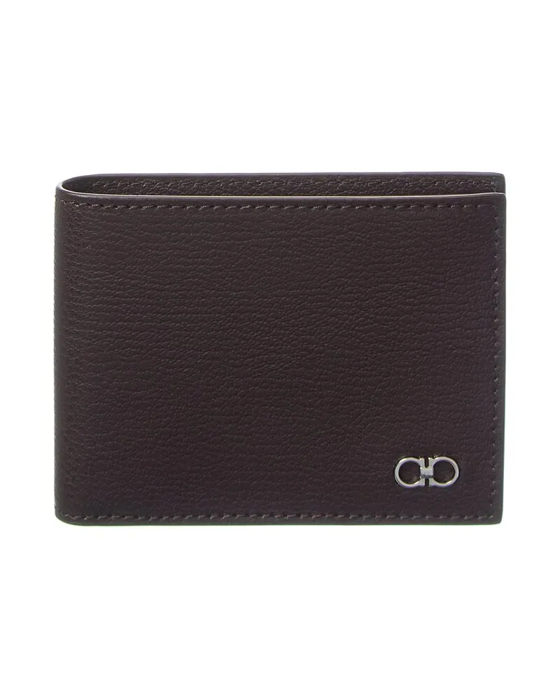 Ferragamo Revival Leather Wallet Brown