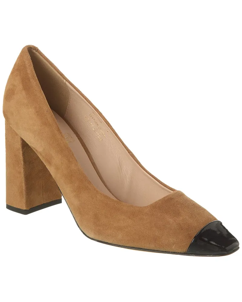 Bruno Magli Melania Suede Pump Brown