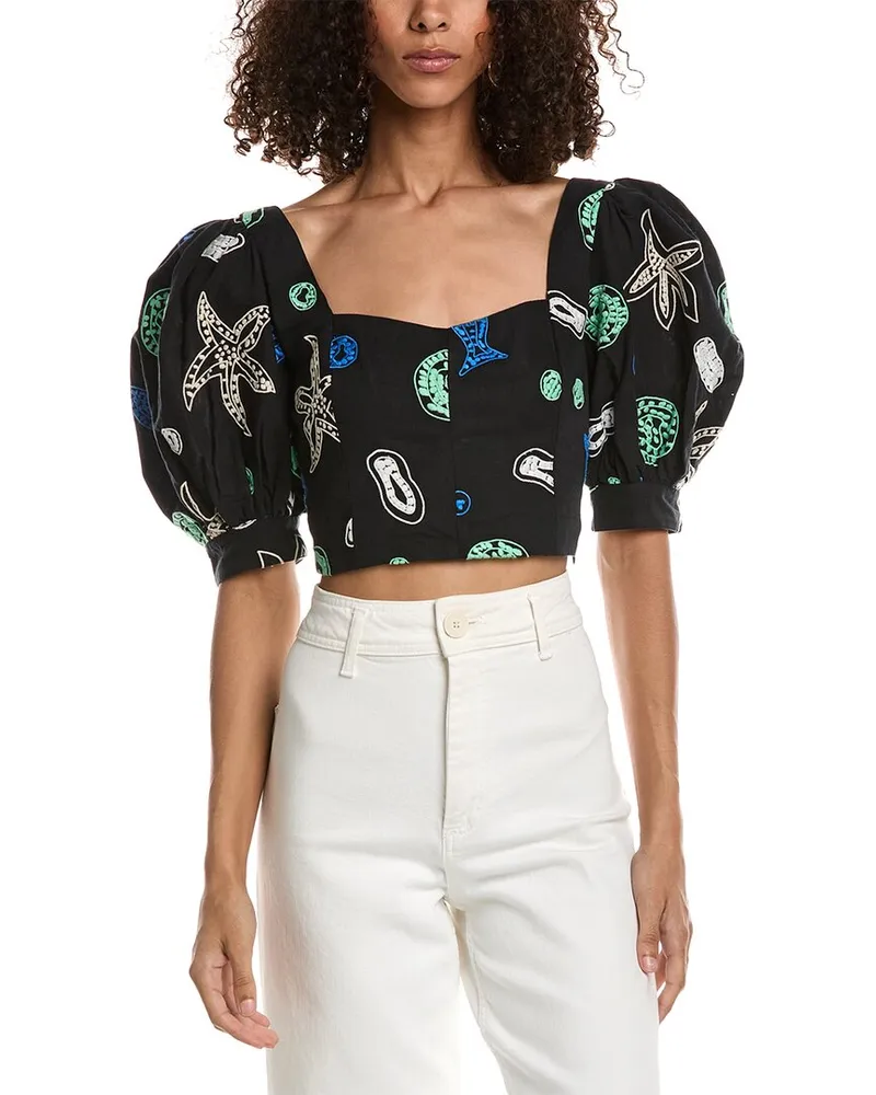 RHODE Ara Short Sleeve Top Nocolor
