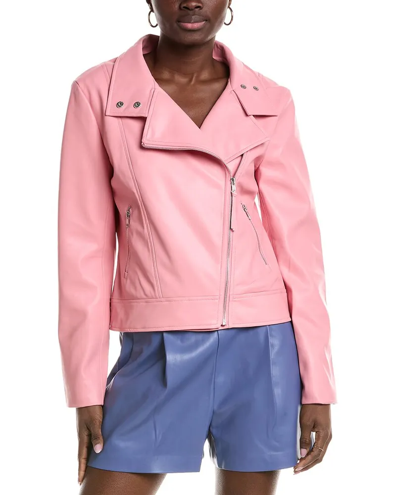 Susana Monaco Moto Jacket Pink