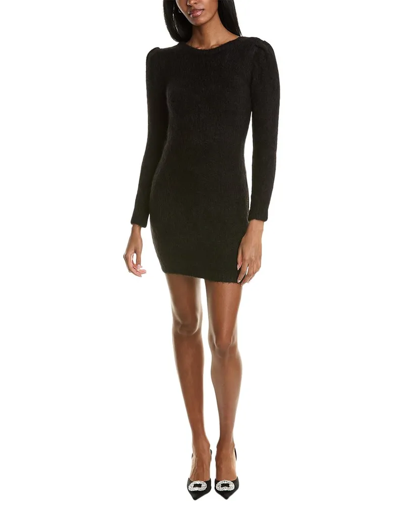 ba&sh Alpaca-Blend Sweaterdress Black