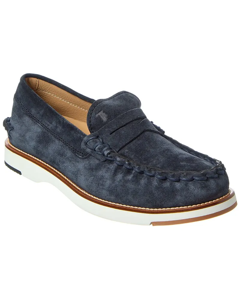 TOD'S TOD’s Suede Moccasin Blue