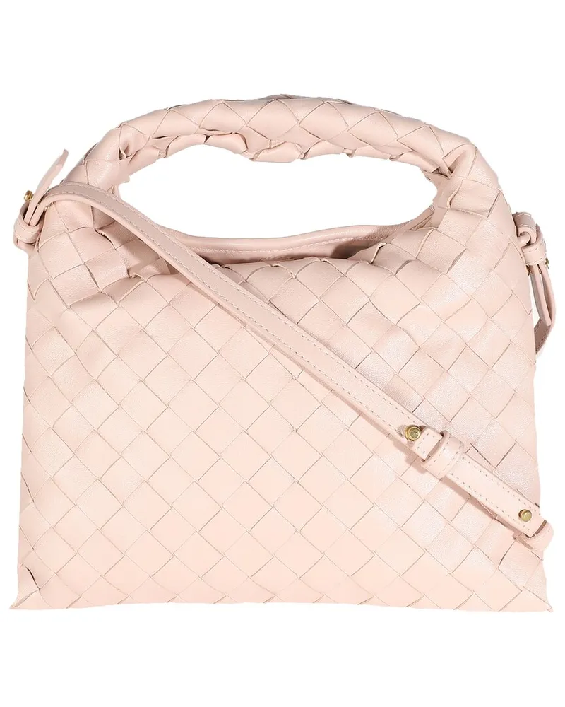 Bottega Veneta Pink Leather Mini Hop Hobo (Authentic Pre-Loved Nocolor