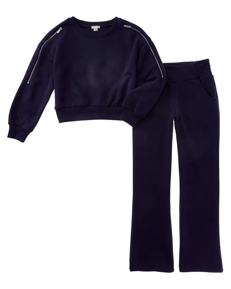 HABITUAL 2pc Pullover & Pant Set Blue