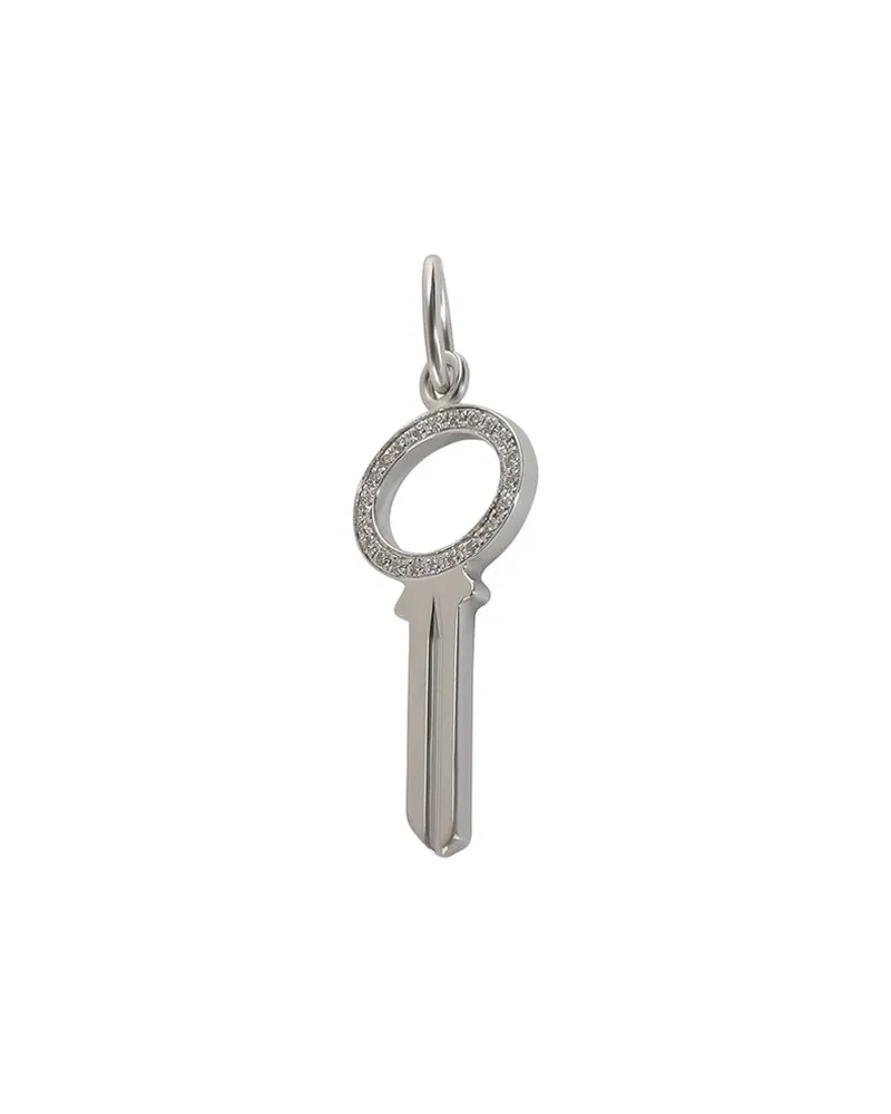Tiffany & Co. Keys 18K 0.10 ct. tw. Diamond Pendant (Authentic Pre-Loved Nocolor