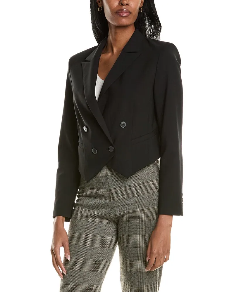 ba&sh Wool-Blend Blazer Black