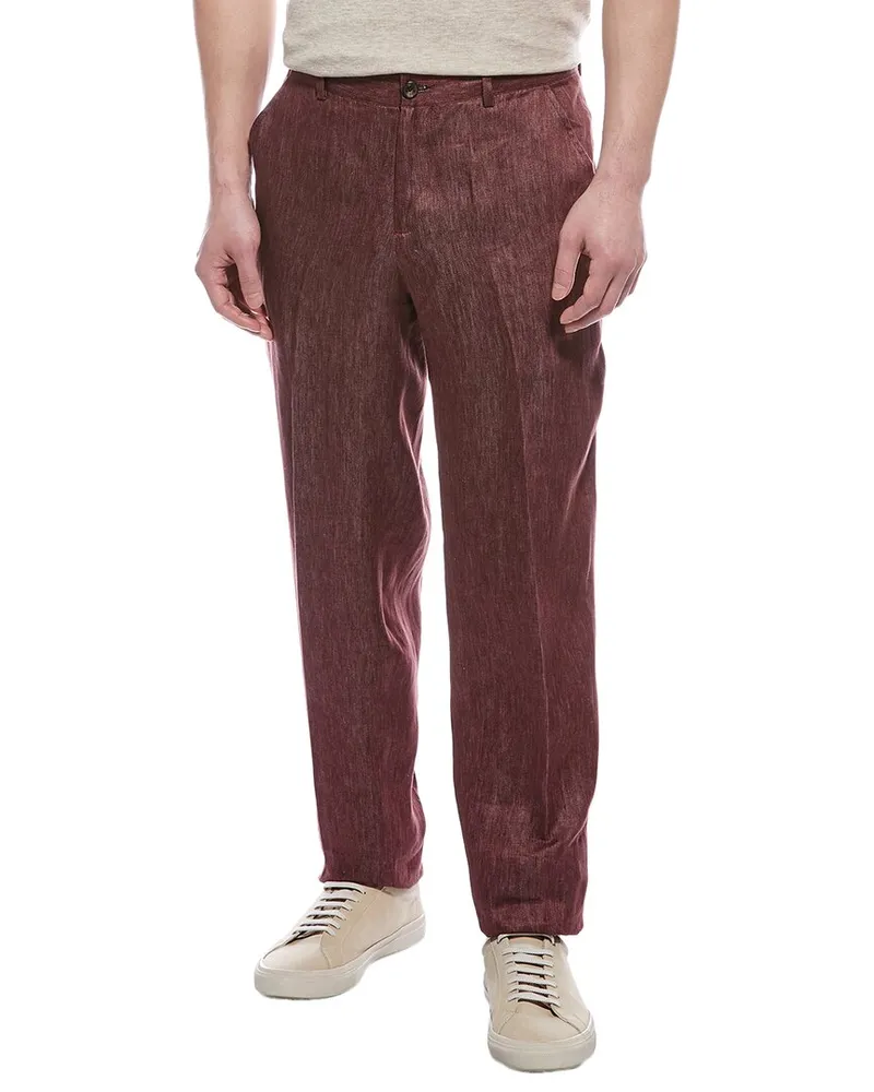 Isaia Pant Red