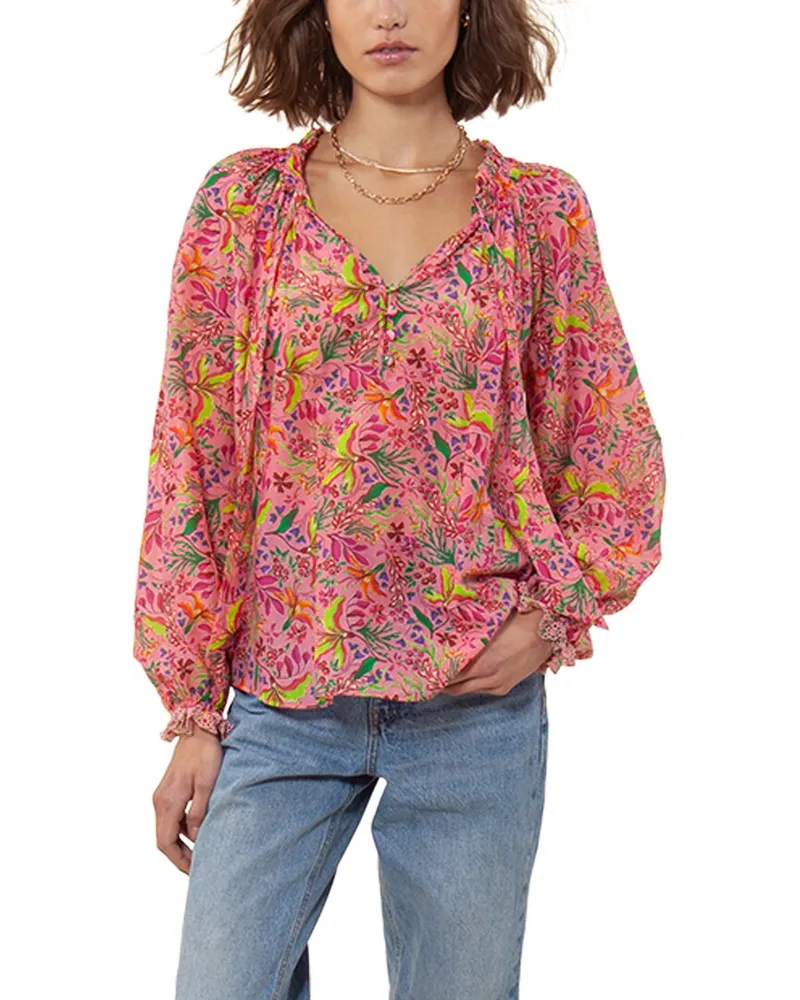 Hale Bob Silk-Blend Top Nocolor