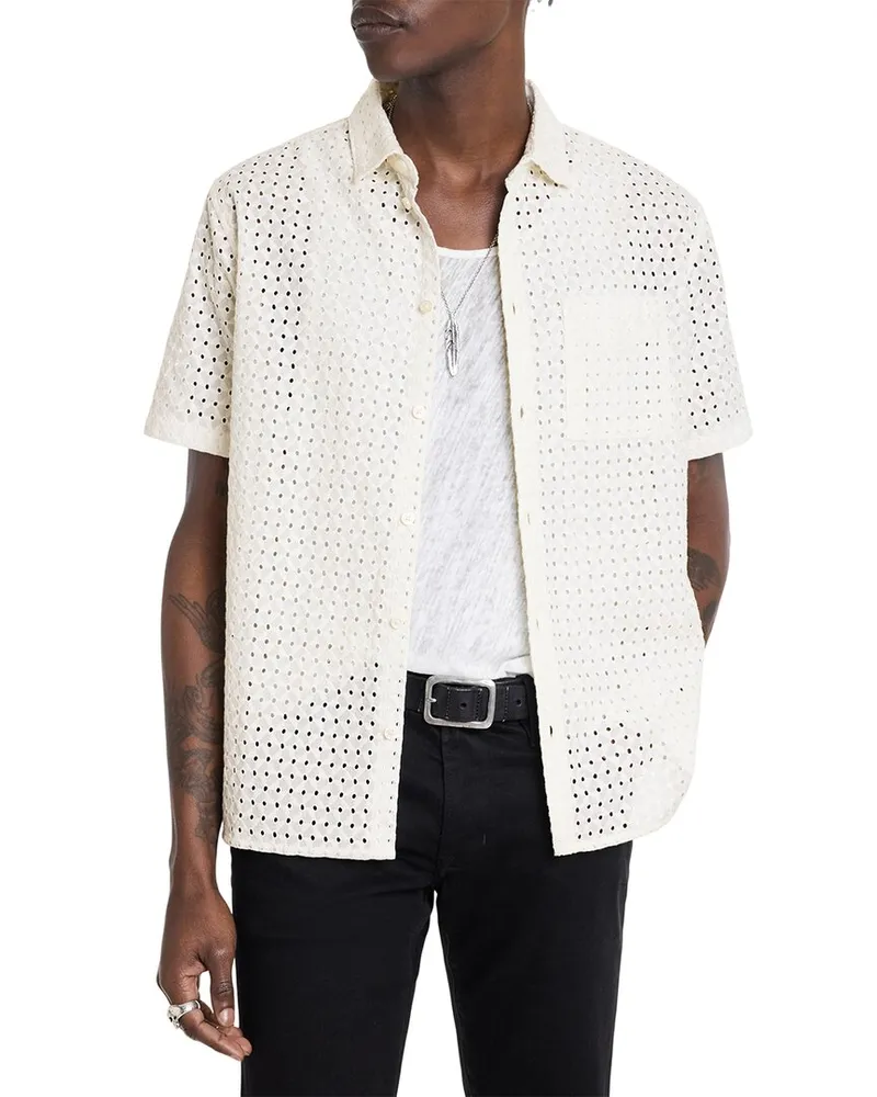 John Varvatos Dan Camp Collar Shirt Nocolor