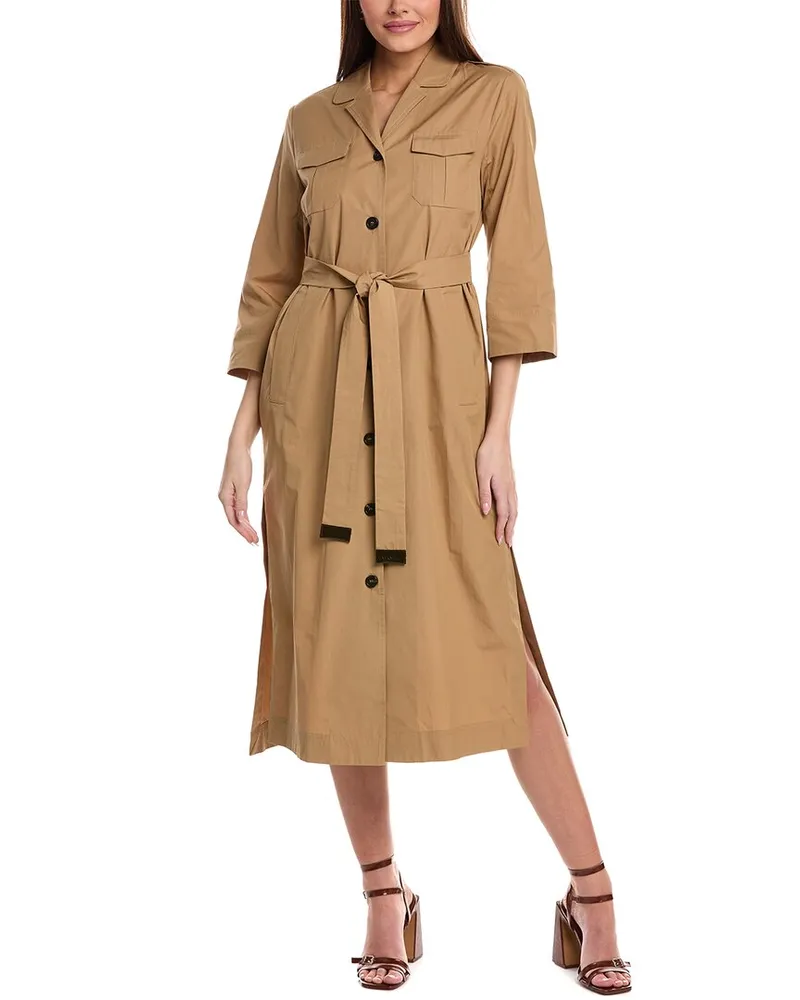Max Mara S Max Mara Frida Shirtdress Brown