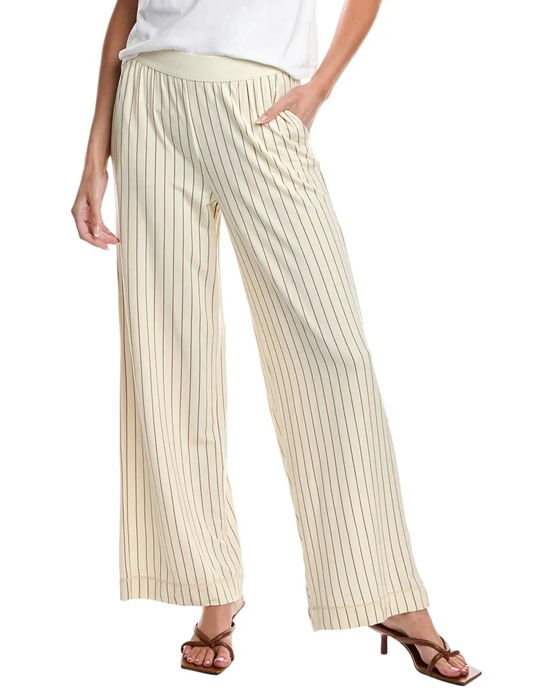 WeWoreWhat Wide Leg Pant White