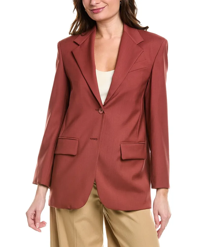 Max Mara Veber Wool Blazer Red