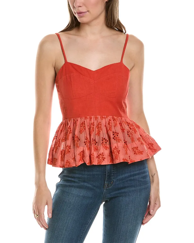 The Great The Camelia Top Orange