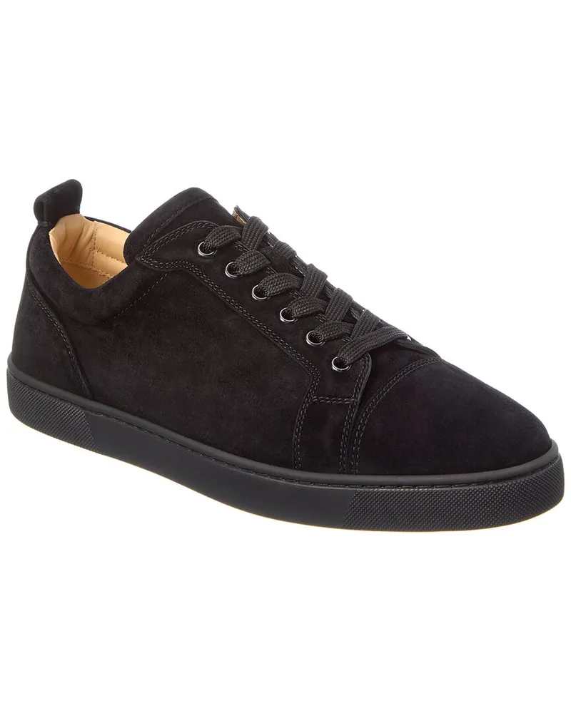 Christian Louboutin Louis Junior Suede Sneaker Black