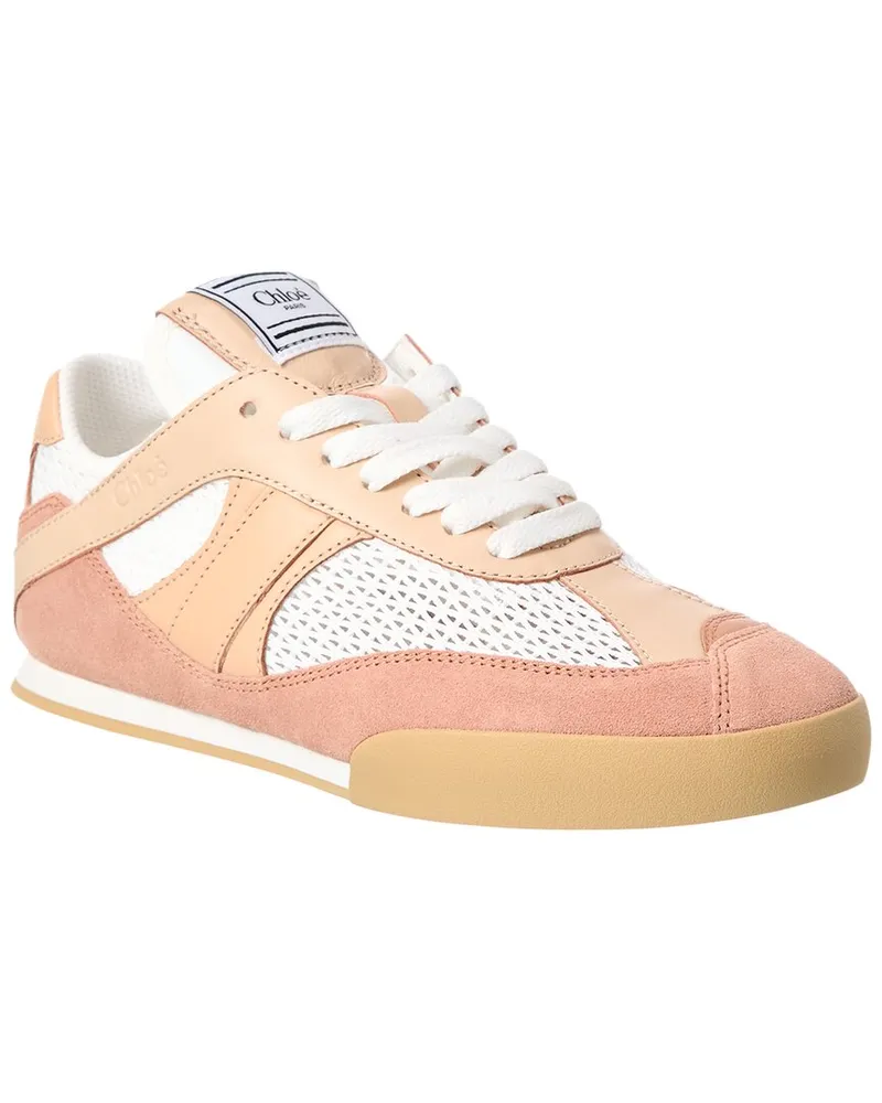 Chloé Kick Leather Sneaker Pink