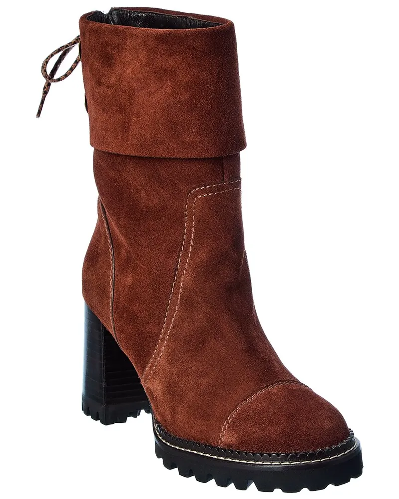 See by Chloé Suede Bootie Brown