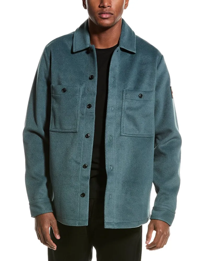 HUGO BOSS Locky Shirt Jacket Green
