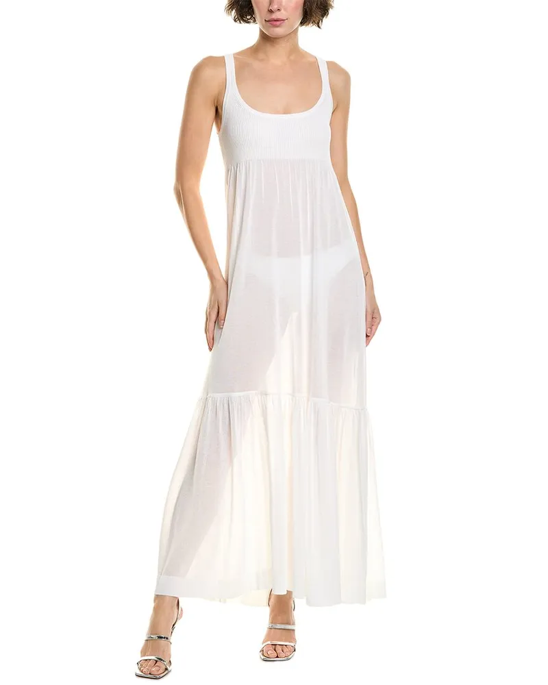 Michael Kors Tiered Maxi Dress White