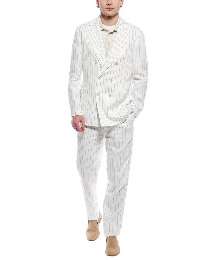 Brunello Cucinelli 2pc Linen Suit Nocolor