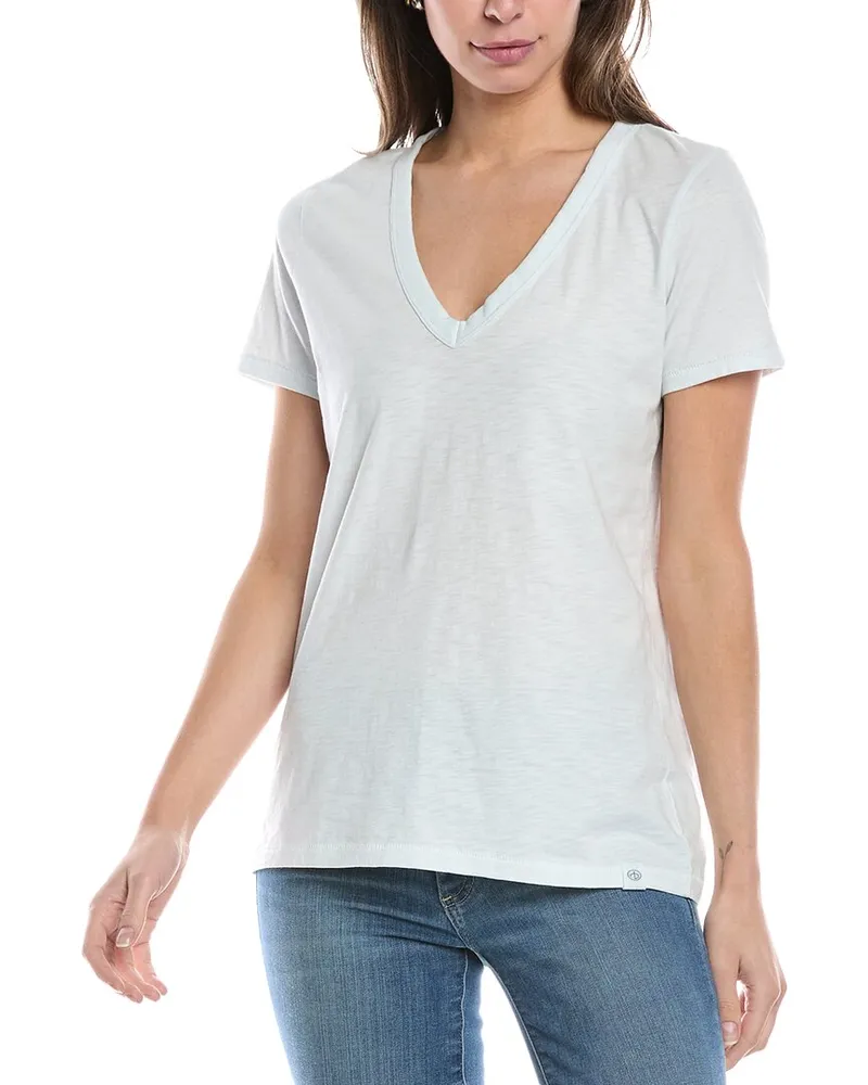 Rag & Bone The Slub V-Neck Top Nocolor