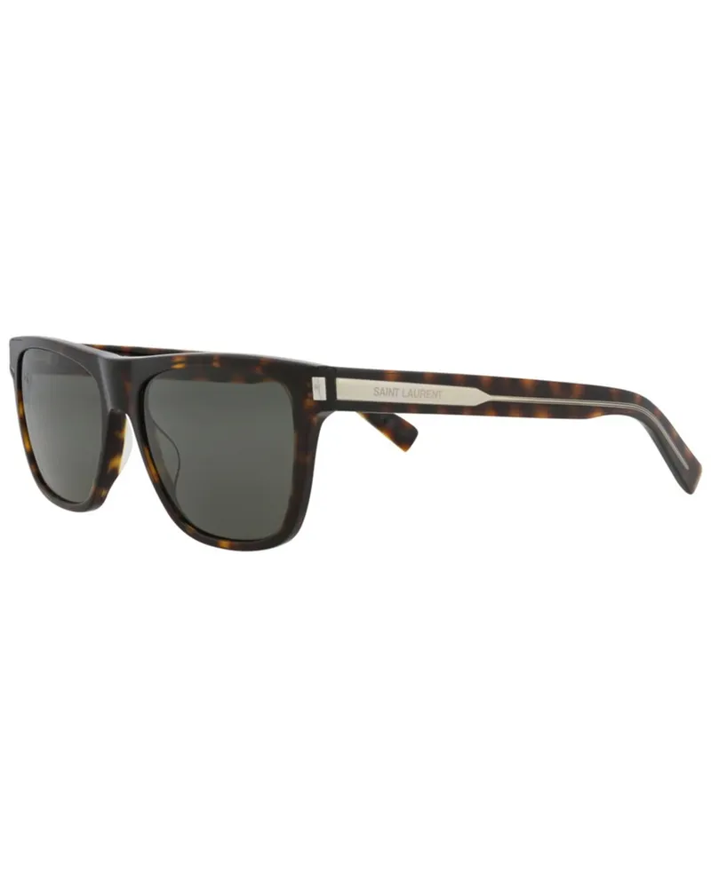Saint Laurent Men's SL619 56mm Sunglasses Brown