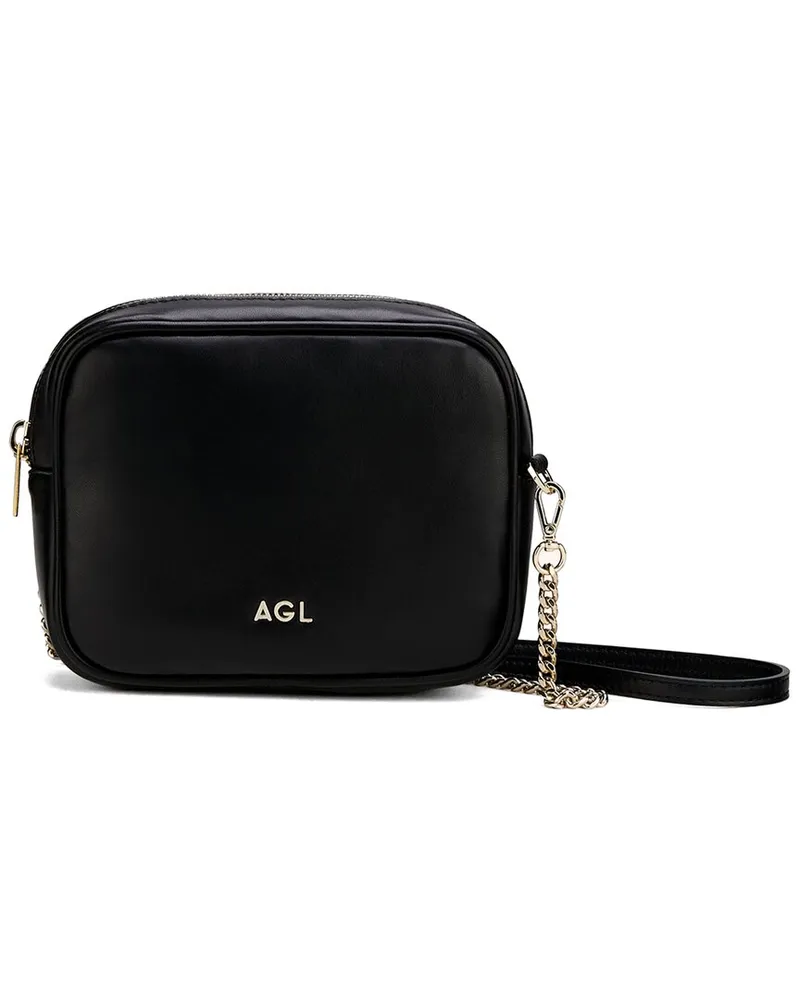 Attilio Giusti Leombruni Symon Leather Crossbody Black