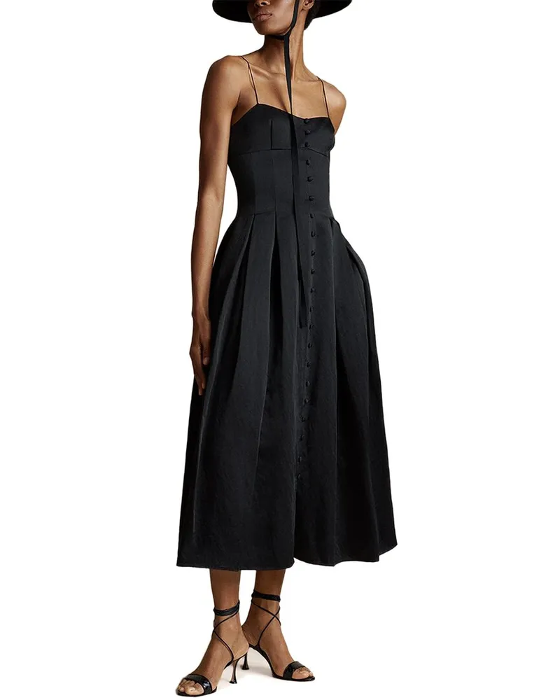 Adam Lippes Rickie Linen-Blend Dress Nocolor