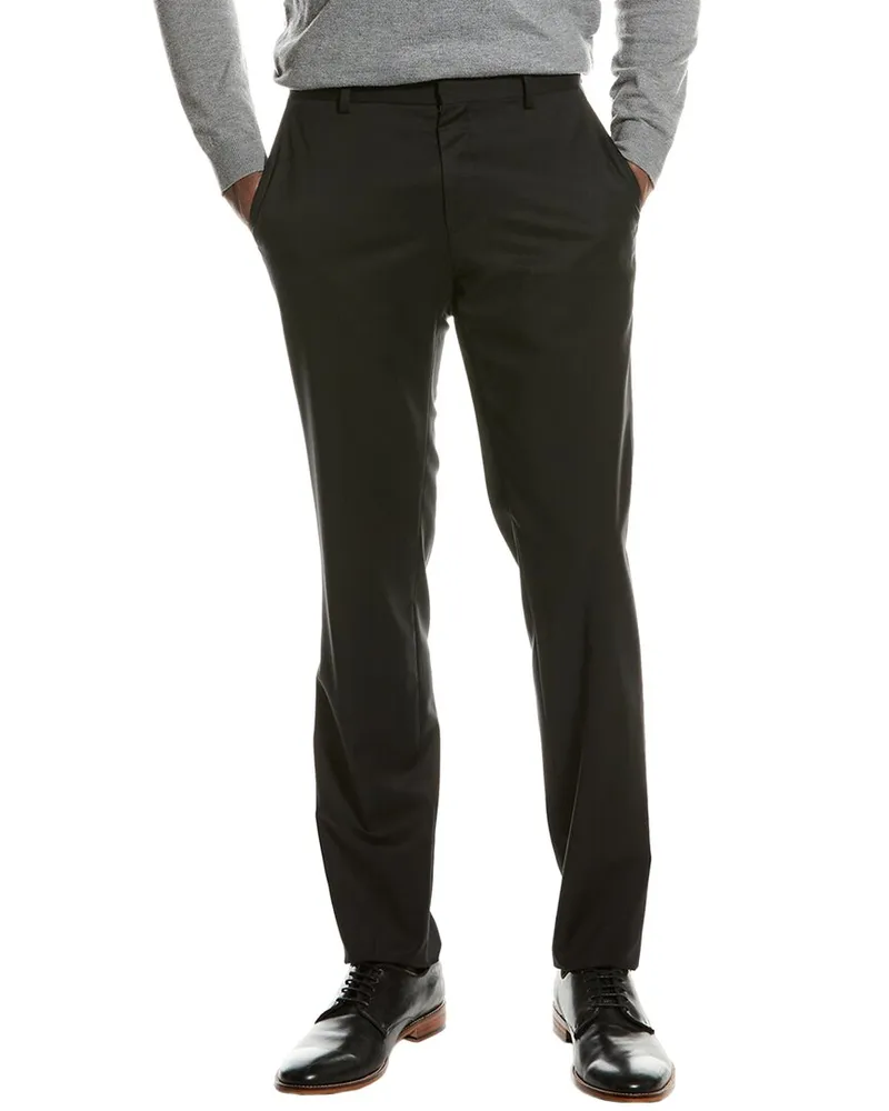 HUGO BOSS BOSS Hugo Boss Genius Slim Fit Wool Pant Black