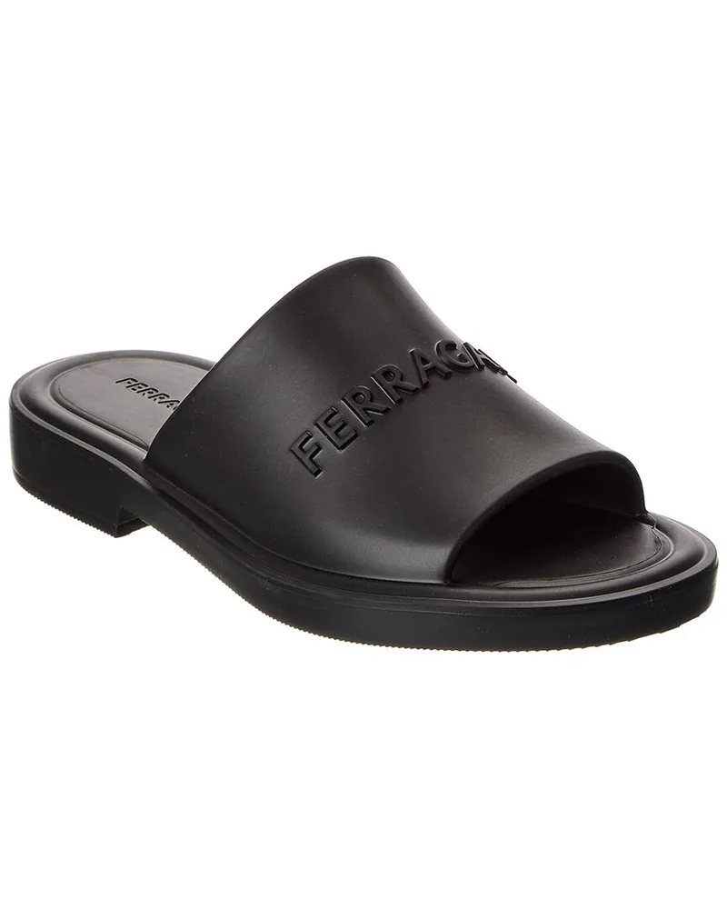 Ferragamo Giuneva Jelly Sandal Black