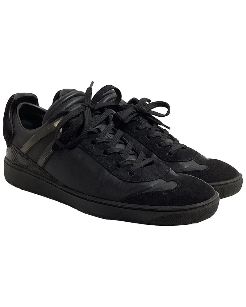 Louis Vuitton Women's Leather Logo Low-Top Sneaker (Authentic Pre-Loved Nocolor