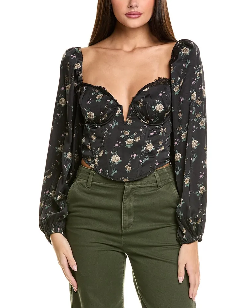 ASTR the Label Josephine Top Black