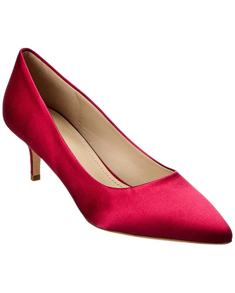 Theory Kitten Satin Pump Red