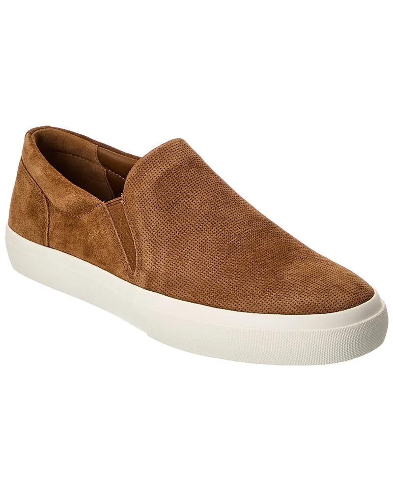 Vince Fletcher Suede Slip-On Sneaker Brown