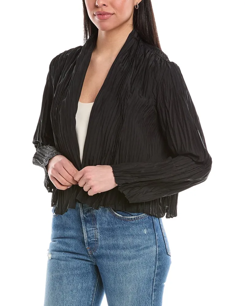 Eileen Fisher Silk Jacket Black